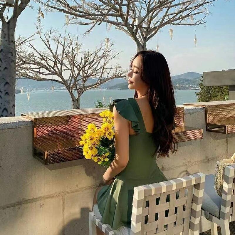 出荷が早い-水着 紫外線防止対策 水着セット 水着インナー ワンピース水着 カシュクール ななめ巻き アシンメトリー シースルー グリーン 黒 ピンク ショーツ一体型 出荷が早い-水着 紫外線防止対策 水着セット 水着インナー ワンピース水着 カシュクール ななめ巻き アシンメトリー シースルー グリーン 黒 ピンク ショーツ一体型