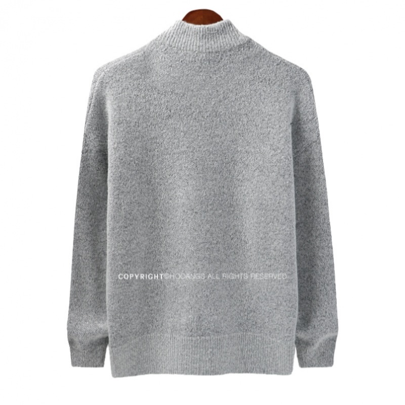 (ジュアンズ) ニット刺繍ポイントリブネックポーラー OSPT7054