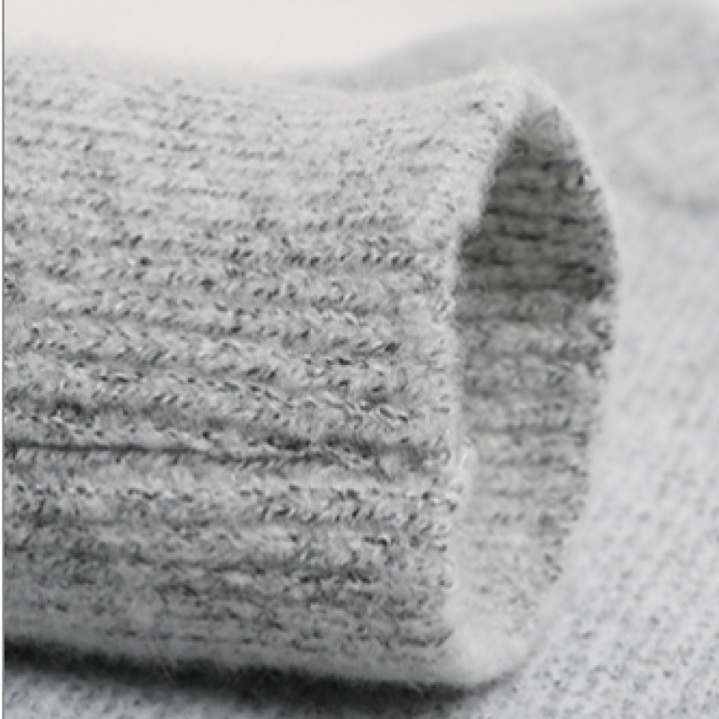 (ジュアンズ) ニット刺繍ポイントリブネックポーラー OSPT7054