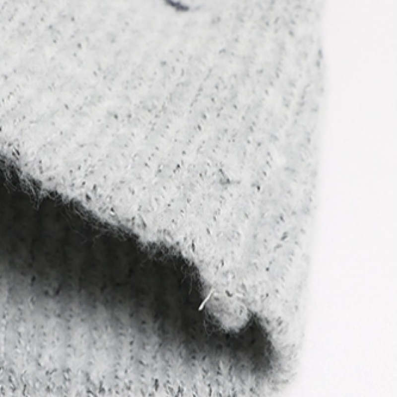 (ジュアンズ) ニット刺繍ポイントリブネックポーラー OSPT7054