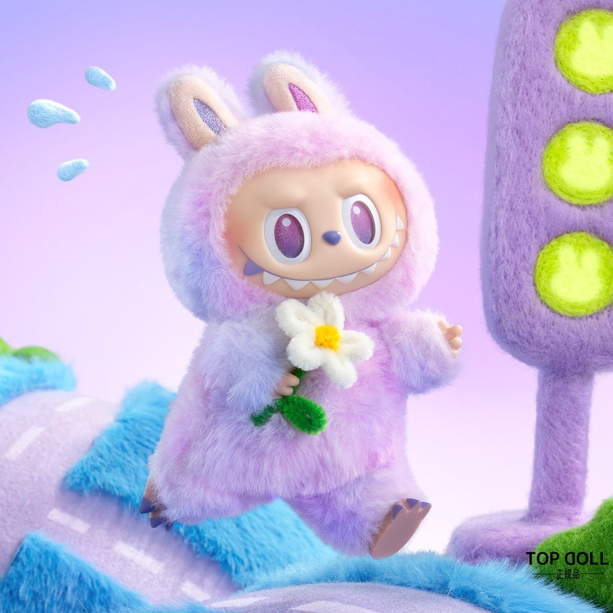POPMART Labubu ラブブ ぬいぐるみ 海外楽園限定 紫 POPMART Labubu ラブブ ぬいぐるみ 海外楽園限定 紫 Qoo10] LABUBU