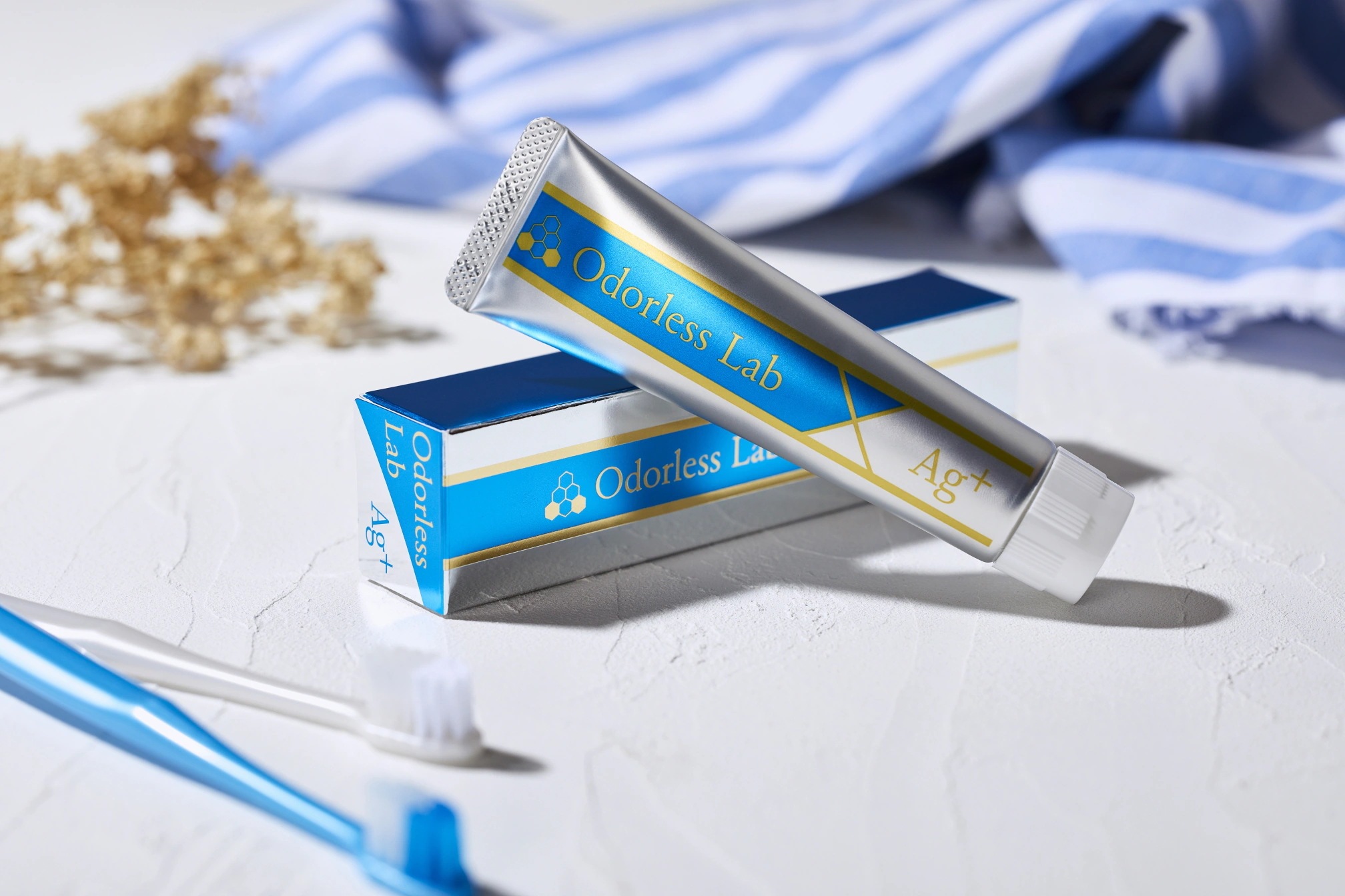 銀イオン歯磨き粉 50g×2本 【高濃度銀イオン配合】 300ppm Ag+ イオン歯磨き 口臭 虫歯 口内細菌 ハミガキ 歯磨き粉 フッ素未配合 国内生産品 ペースト 銀イオン歯磨き