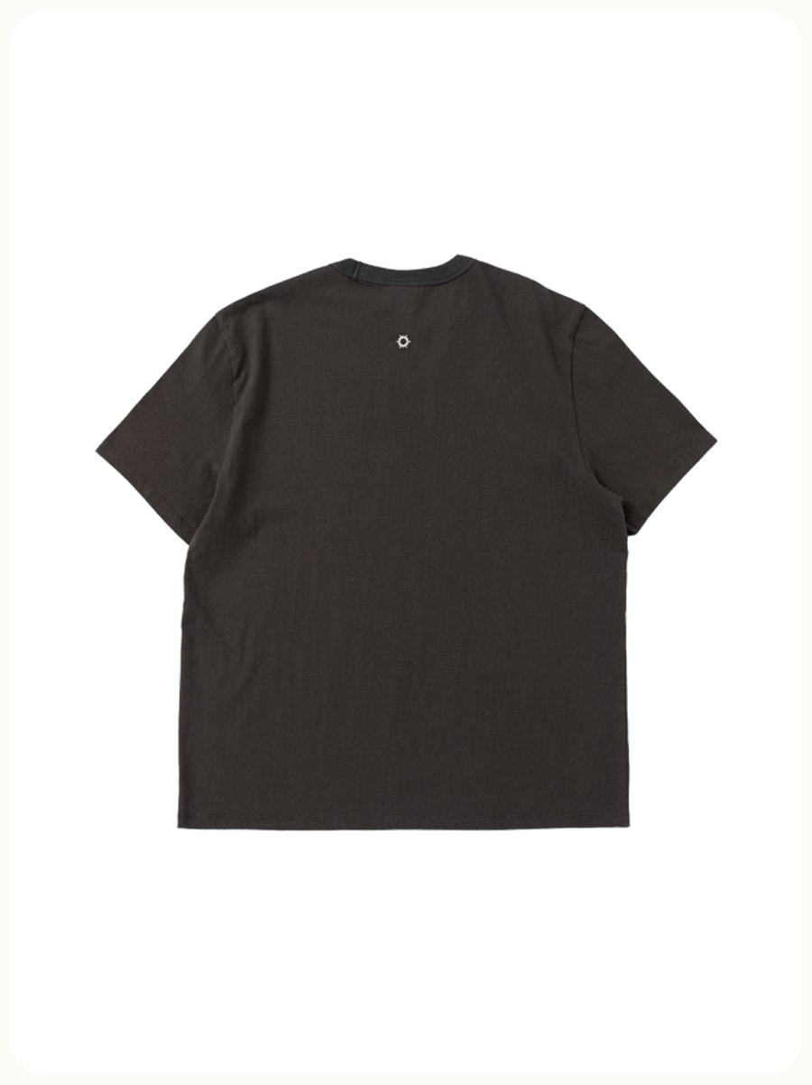 HELLO SUNRISE Original Logo Tee Charcoal