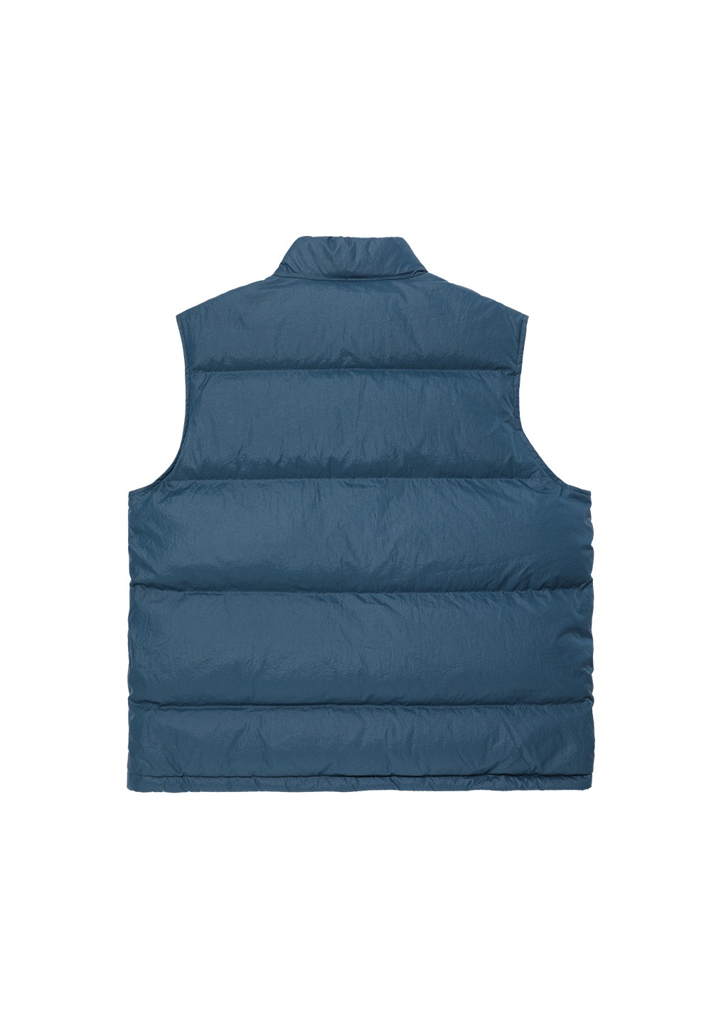 【WOOALONG】 SIGNATURE DOWN VEST : MID BLUE