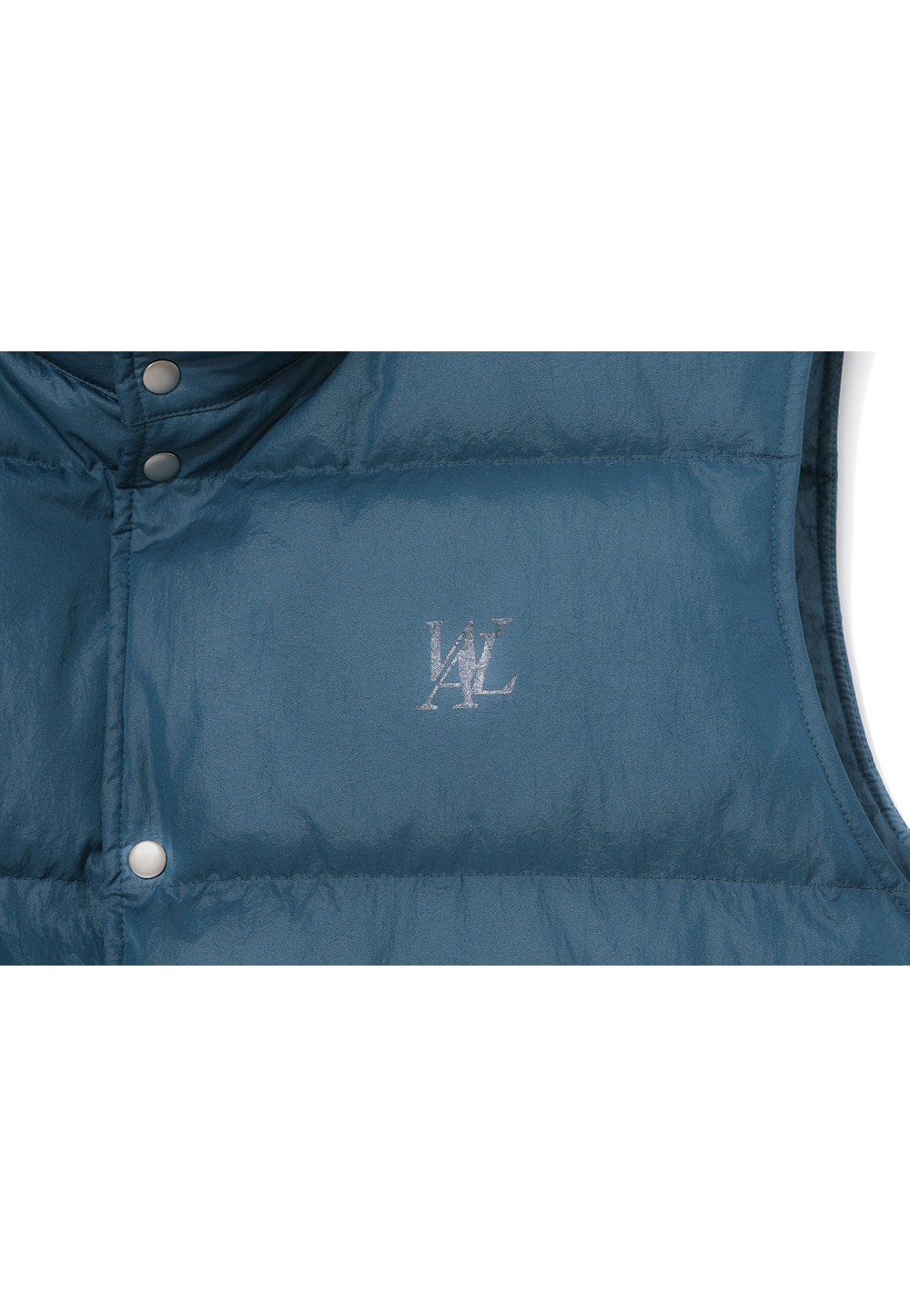 【WOOALONG】 SIGNATURE DOWN VEST : MID BLUE