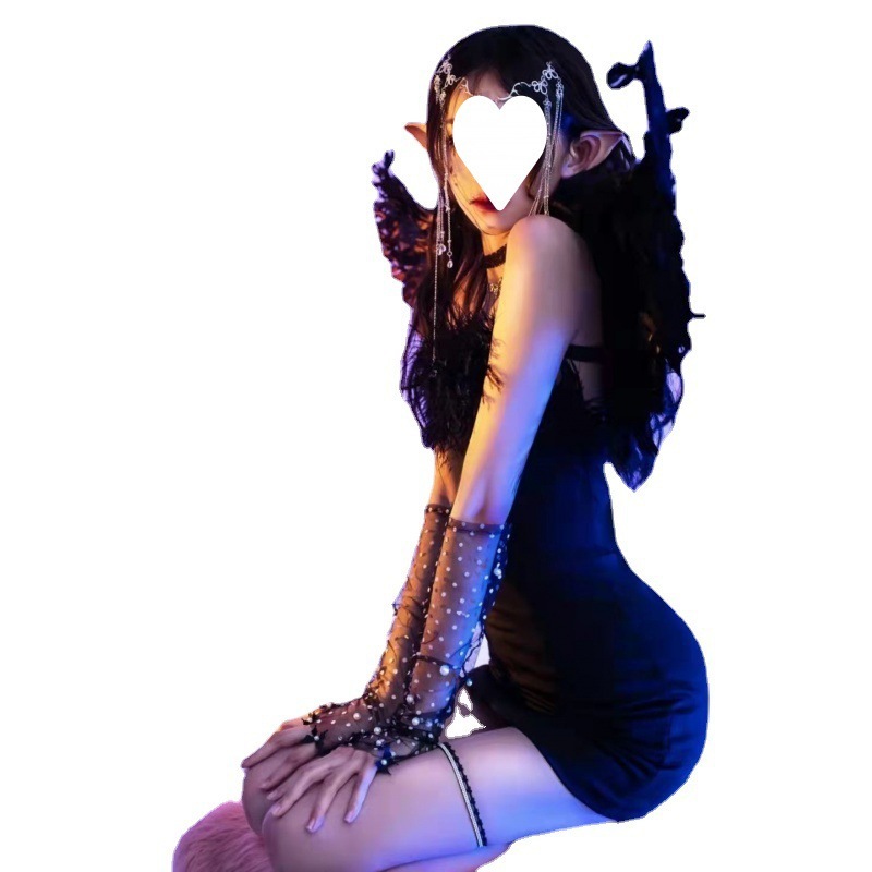 写真服ドレス新型映画館ダークテーマ衣装ファッション魔女コスプレ芸術写真撮影公演 写真服ドレス新型映画館ダークテーマ衣装ファッション魔女コスプレ芸術写真撮影公演