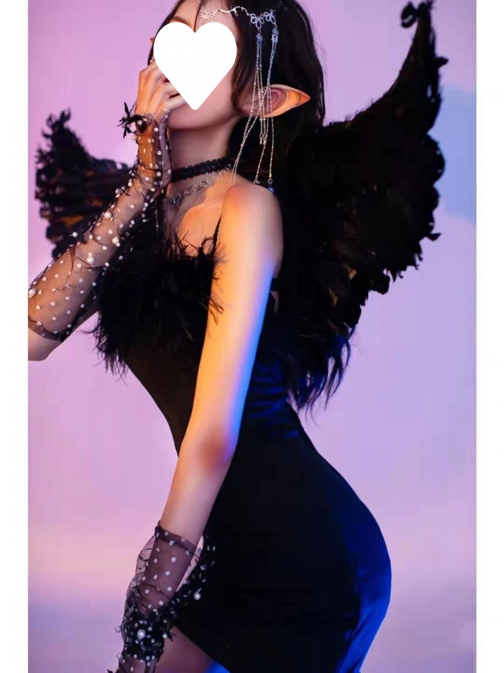 写真服ドレス新型映画館ダークテーマ衣装ファッション魔女コスプレ芸術写真撮影公演 写真服ドレス新型映画館ダークテーマ衣装ファッション魔女コスプレ芸術写真撮影公演