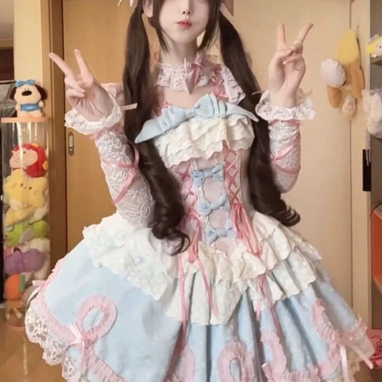 【2枚購入で 3oo円OFF!】甘くてエレガントなかわいいドレスロリータjskドレス重工業ハイエンドパフロリータ 【2枚購入で 3oo円OFF!】甘くてエレガントなかわいいドレスロリータjskドレス重工業ハイエンドパフロリータ