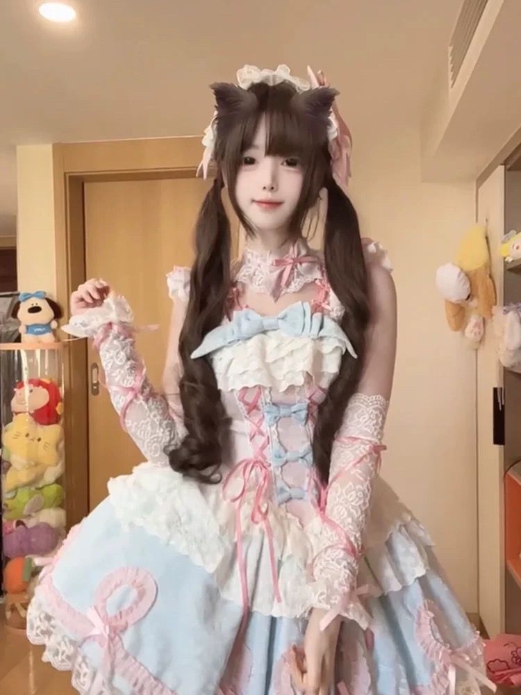 【2枚購入で 3oo円OFF!】甘くてエレガントなかわいいドレスロリータjskドレス重工業ハイエンドパフロリータ 【2枚購入で 3oo円OFF!】甘くてエレガントなかわいいドレスロリータjskドレス重工業ハイエンドパフロリータ