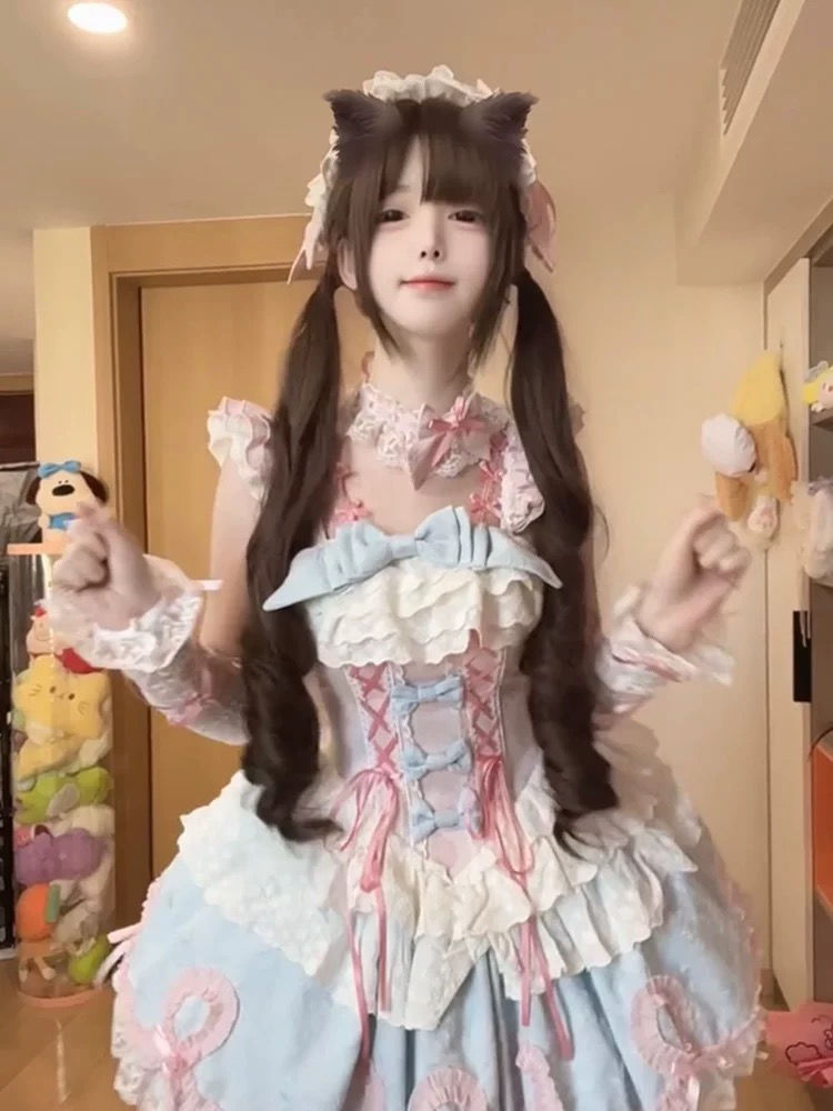 【2枚購入で 3oo円OFF!】甘くてエレガントなかわいいドレスロリータjskドレス重工業ハイエンドパフロリータ 【2枚購入で 3oo円OFF!】甘くてエレガントなかわいいドレスロリータjskドレス重工業ハイエンドパフロリータ