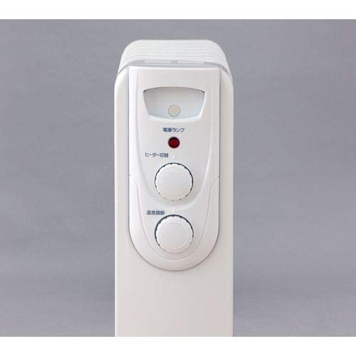 オイルヒーター ストレート メカ式 IOH-1208KS-W オイルヒーター ストレート メカ式 IOH-1208KS-W