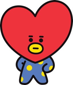 防弾少年団(BTS) - BTS 防弾少年団 BT21 テテ V TATA フェイス クッション 公式 BTS BT21 フェイスクッション TATA テヒョン テテ V｜Yahoo