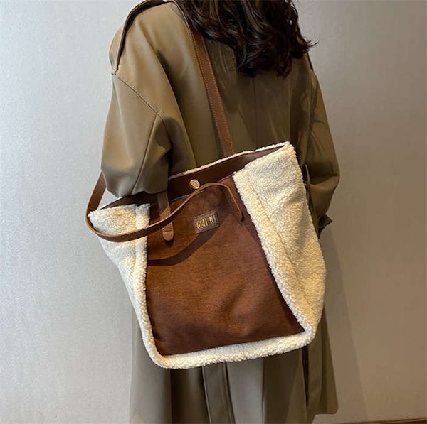 Qoo10] ショルダーバッグ レディース もこもこ