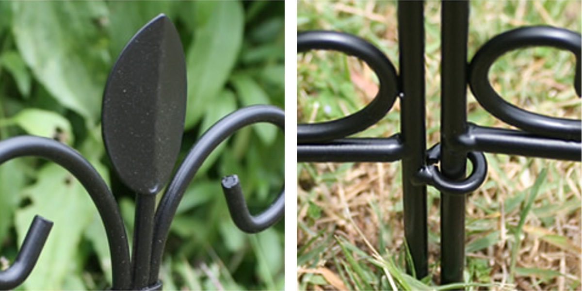 フェンス アイアンミニフェンス リーフ 10枚組 ガーデンフェンス アイアン 柵 園芸 エクステリア 雑貨 花壇 庭 ベランダ バルコニー ガーデニング アイアンガーデンフェンス トレリス フェンス アイアンミニフェンス リーフ 10枚組 ガーデンフェンス アイアン 柵 園芸 エクステリア 雑貨 花壇 庭 ベランダ バルコニー ガーデニング アイアンガーデンフェンス トレリス