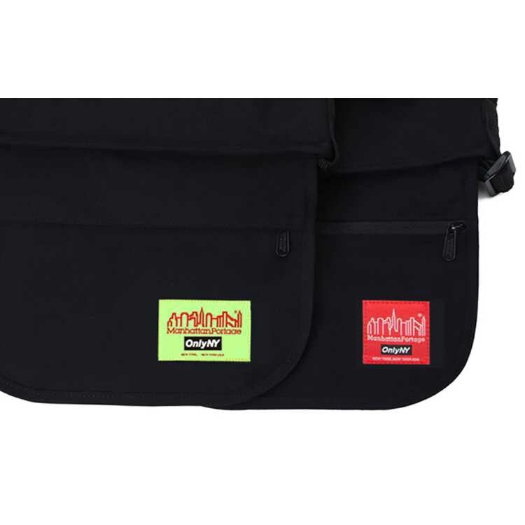 カジュアル メッセンジャーバッグ JR S ONLY NYC YELLOW Label ブラック W34×H21×D14cm #MP1605JRLVLONLYNYC-1000