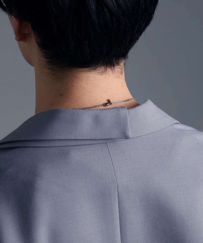 ネックレス メンズ レディース 限定展開 LH-1 ワイド タテガミ ダブルリング サージカルステンレス316L LH-03NE065 ステンレス 【ネコポス】