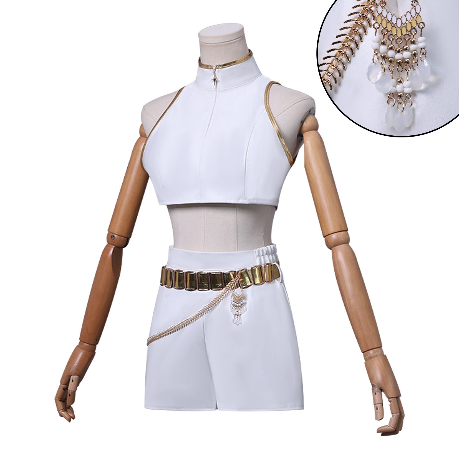 ハロウィン魔女狩り団コスプレ魔女狩り団ルミの白い皮タイツコスプレハロウィン衣装 ハロウィン魔女狩り団コスプレ魔女狩り団ルミの白い皮タイツコスプレハロウィン衣装