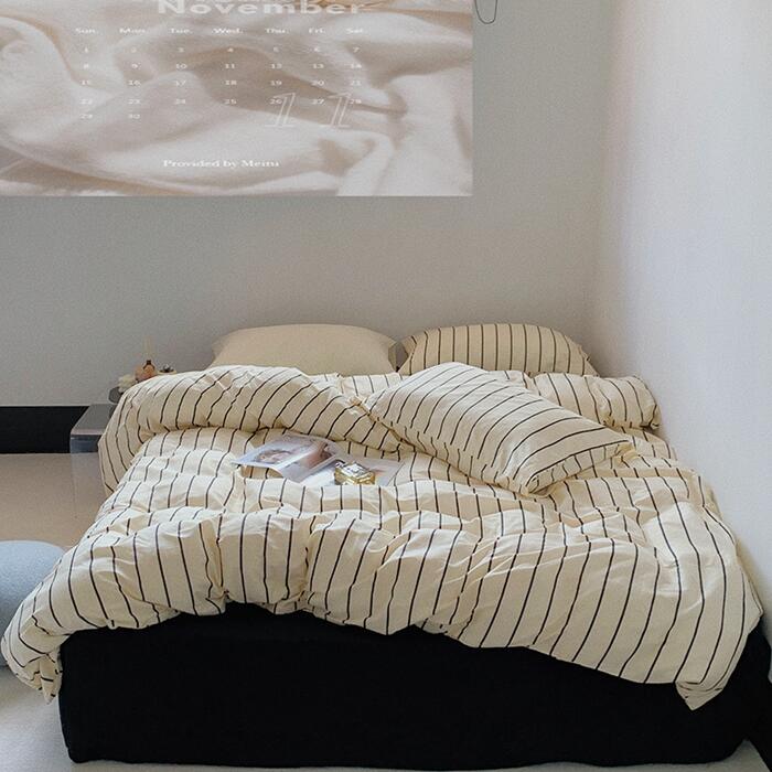 【新品入荷】布団カバーセット 掛ふとんカバー4点セット 3点セット セミダブル シングル コットン100％ 優しい肌触り ベッドカバー 毛玉にならない 布団カバー セット 北欧 おしゃれ マットレス厚