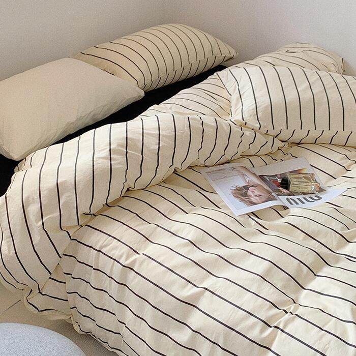 【新品入荷】布団カバーセット 掛ふとんカバー4点セット 3点セット セミダブル シングル コットン100％ 優しい肌触り ベッドカバー 毛玉にならない 布団カバー セット 北欧 おしゃれ マットレス厚