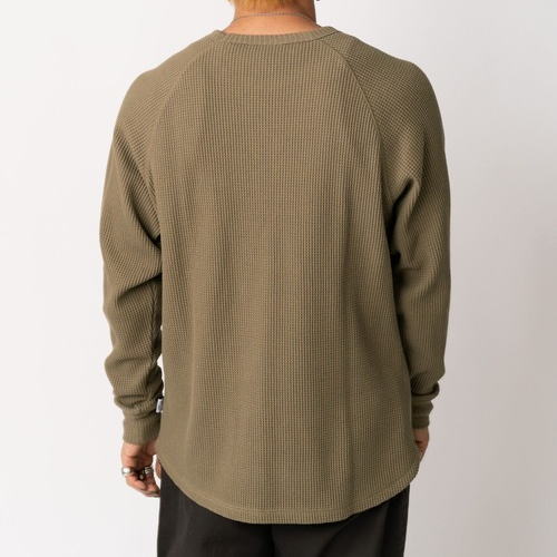 正規品 ワッフルラグランロンTee G433751 02 ライトグレー 04 チャコール 33 ブラウン