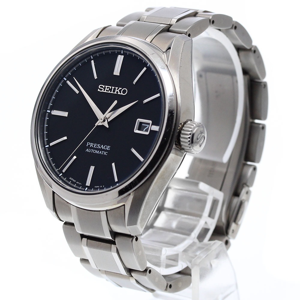 セイコー SEIKO SARX057/6R15-04A0 プレザージュ デイト 自動巻き メンズ 箱・保証書付き_902556【中古】 セイコー SEIKO SARX057/6R15-04A0 プレザージュ デイト 自動巻き メンズ 箱・保証書付き_902556【中古】