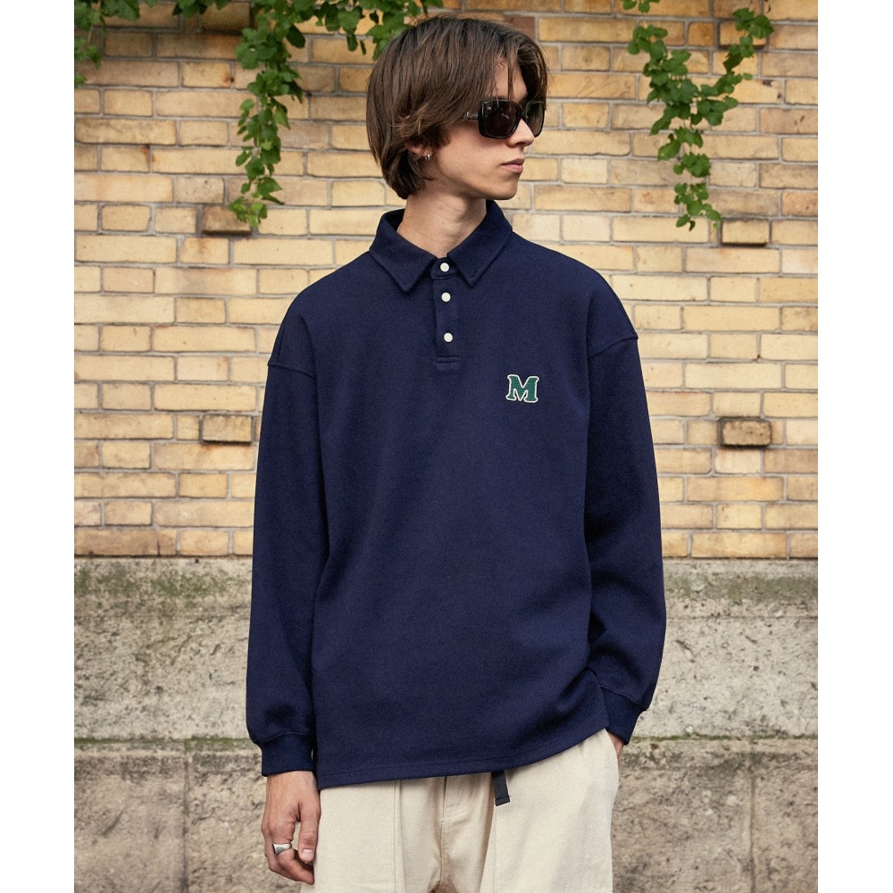 MINIMALPROJECT MロゴオーバーフィットカラーTシャツMKT100 [NAVY]