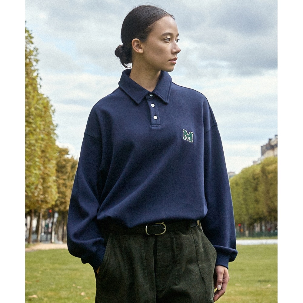 MINIMALPROJECT MロゴオーバーフィットカラーTシャツMKT100 [NAVY]