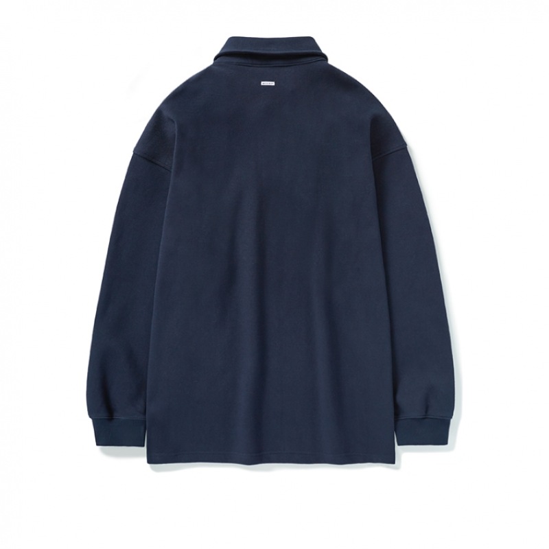 MINIMALPROJECT MロゴオーバーフィットカラーTシャツMKT100 [NAVY]