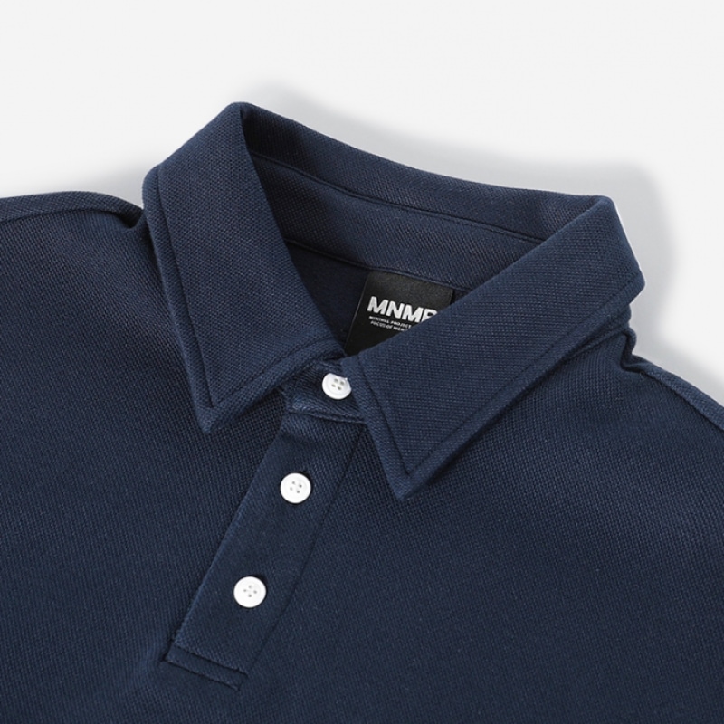 MINIMALPROJECT MロゴオーバーフィットカラーTシャツMKT100 [NAVY]