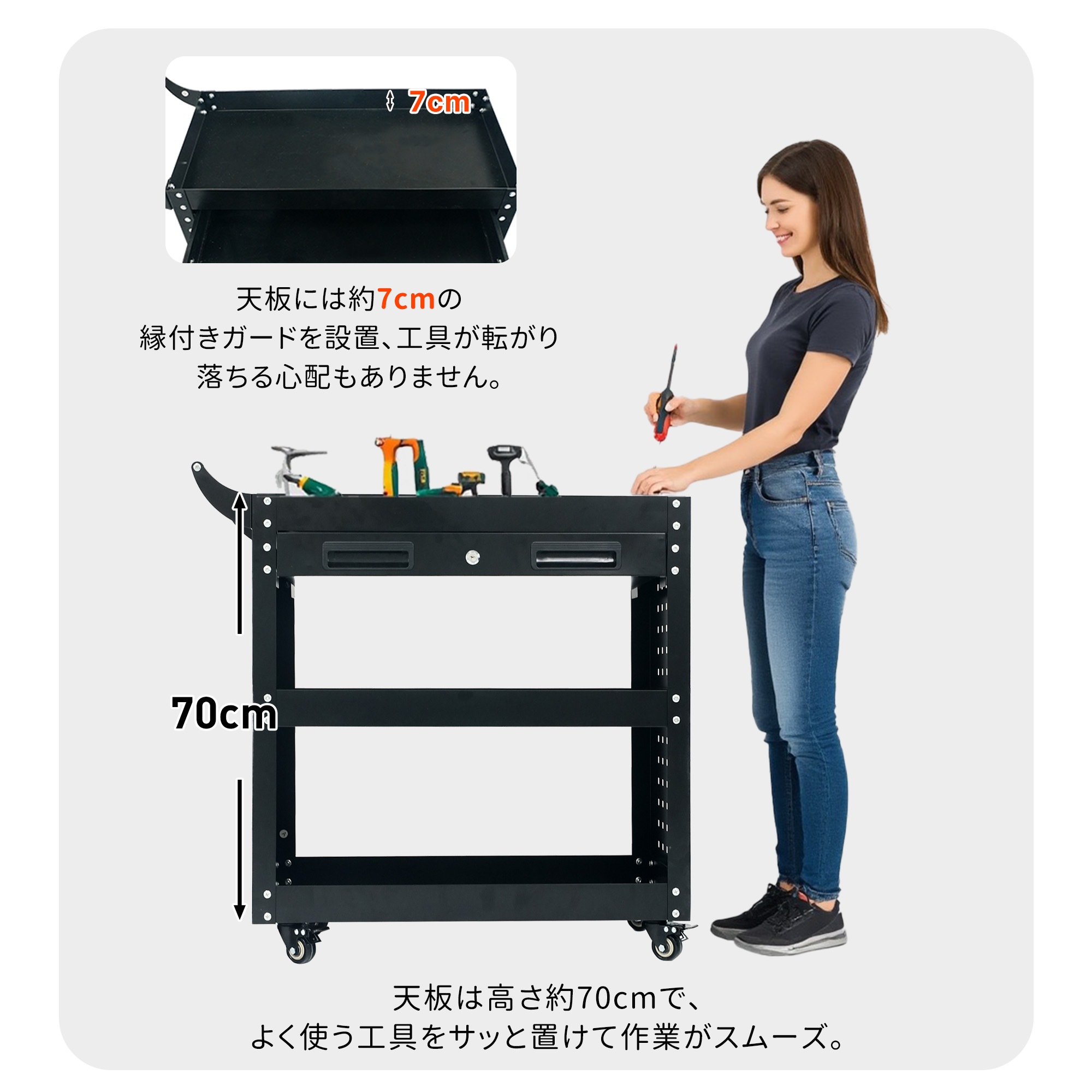 【国内出荷-送.料.無.料】ツールキャビネット ツールワゴン ツールカート工具カート 収納 ロールキャビネット スチール ローラーキャビネットハンドル 耐荷重50KG 幅79*奥行き35*高80 フッ 【国内出荷-送.料.無.料】ツールキャビネット ツールワゴン ツールカート工具カート 収納 ロールキャビネット スチール ローラーキャビネットハンドル 耐荷重50KG 幅79*奥行き35*高80 フッ