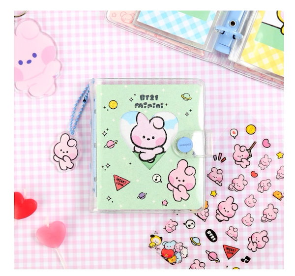 Qoo10] BT21 3穴コレクトブック フォトアルバム 写真
