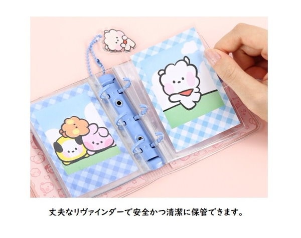 Qoo10] BT21 3穴コレクトブック フォトアルバム 写真