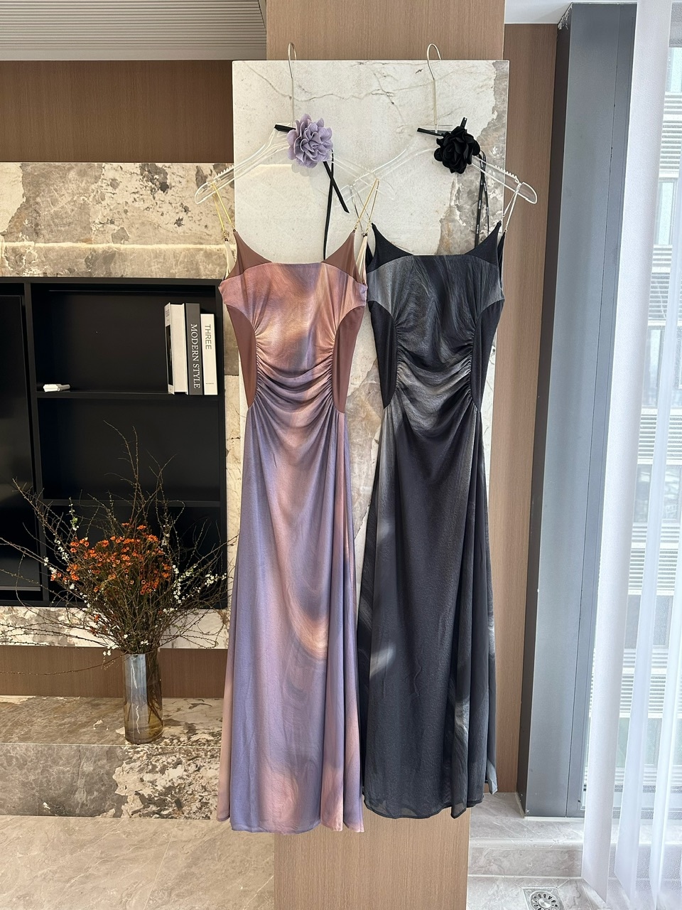 City Island Diary 油絵ドレス レディース コントラストカラー プリーツ オフショルダー サスペンダードレスT43 City Island Diary 油絵ドレス レディース コントラストカラー プリーツ オフショルダー サスペンダードレスT43