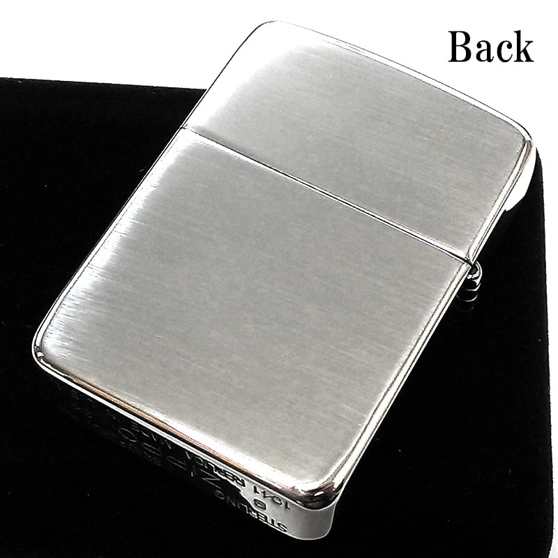 ZIPPO 純銀 スターリングシルバー 1941 復刻 レプリカ ジッポ ライター 鏡面 ポリッシュ かっこいい ミラー仕上げ メンズ シンプル 銀無垢 おしゃれ プレゼント ギフト