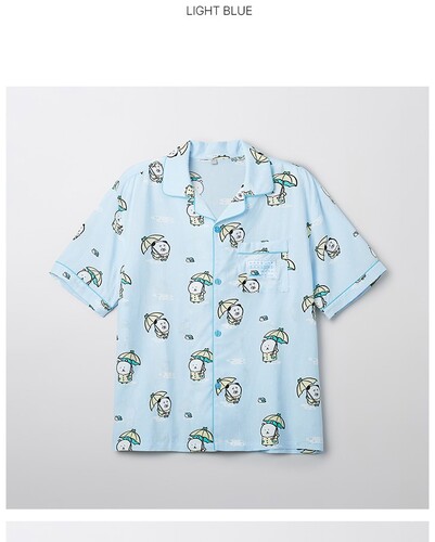 SPAO ダムゴム 私は可愛いダムゴム半袖パジャマ (LIGHT BLUE) 韓国限定 かわいい SPAO ダムゴム 私は可愛いダムゴム半袖パジャマ (LIGHT BLUE) 韓国限定 かわいい