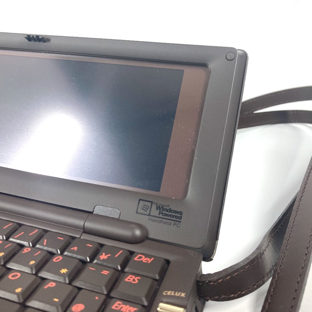 雑貨 クラヴィエ 25周年スタッフ限定 PC セリュックス CELUX VIP顧客 ダミエ ノベルティ 小型 ミニ ノートパソコン プラスチック エベヌ ブラウン