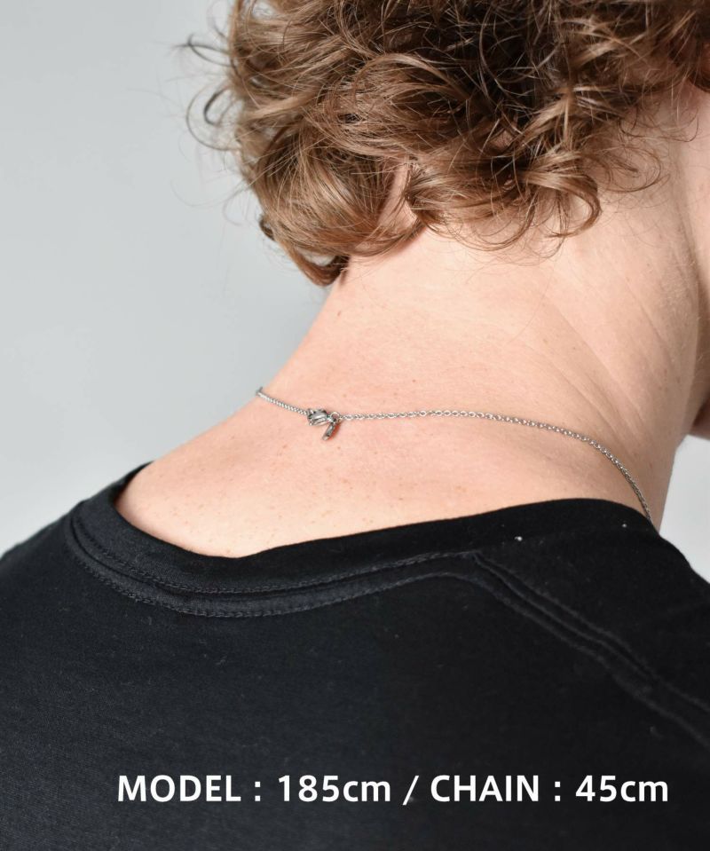 LH-1 スタッド ダブルリング ネックレス サージカルステンレス316L タングステン (金属アレルギー対応) 03NE007ASV ステンレスネックレ LH-1 スタッド ダブルリング ネックレス サージカルステンレス316L タングステン (金属アレルギー対応) 03NE007ASV ステンレスネックレ