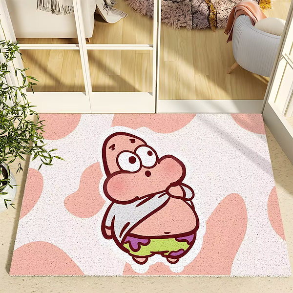 Amazon | スポンジボブ カーペット おしゃれ ラグマット 人気 ラグカーペット かわいい 防ダニ 洗える 150×100cm 滑り止め付き  北欧 キャラクター グッズ オールシーズン リビングマット | venker | ラグ