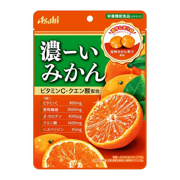 Qoo10] アサヒグループ食品 濃ーいみかん 84g 4袋 濃ーいいちご