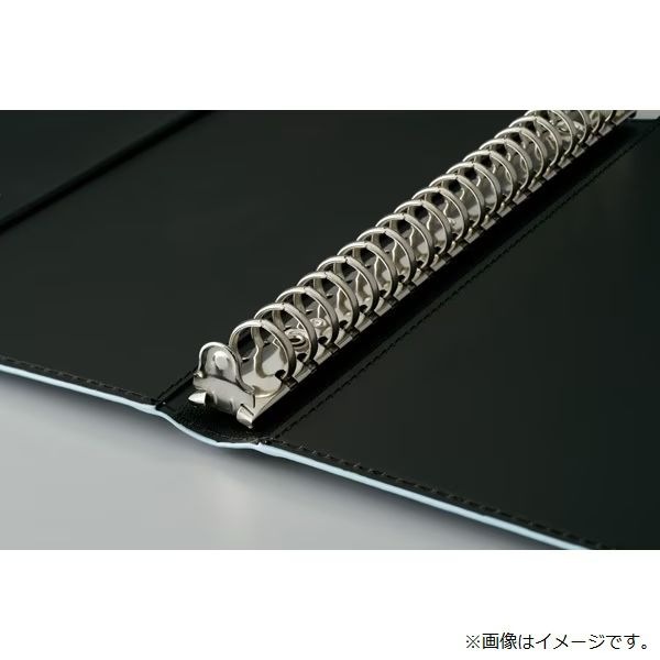 （まとめ買い）ファイルノート スマートバインダー A5 20穴 ブルーグレー F291-41 [x2]