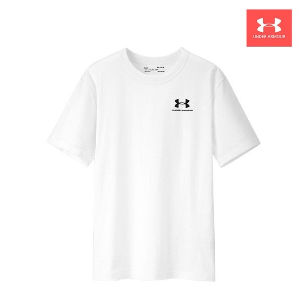 [アンダーアーマー] アンダーアーマー UA スポーツスタイル左胸ヒートギアホワイト 1326799-100