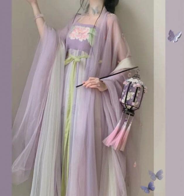 レディース中国伝統古典美女漢服唐装　3点セットアップ　豪華ロング丈羽織　中華コスプレ衣装　豪華イベント演出衣装　宮廷古代ダンス衣装　中華風チャイナドレス　写真撮影衣装　ステージ衣装　華流ステージコスプ