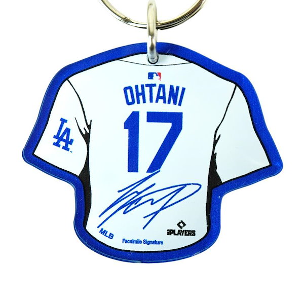 Qoo10] エムエルビー 大谷翔平 キーホルダー 公式 ドジャース