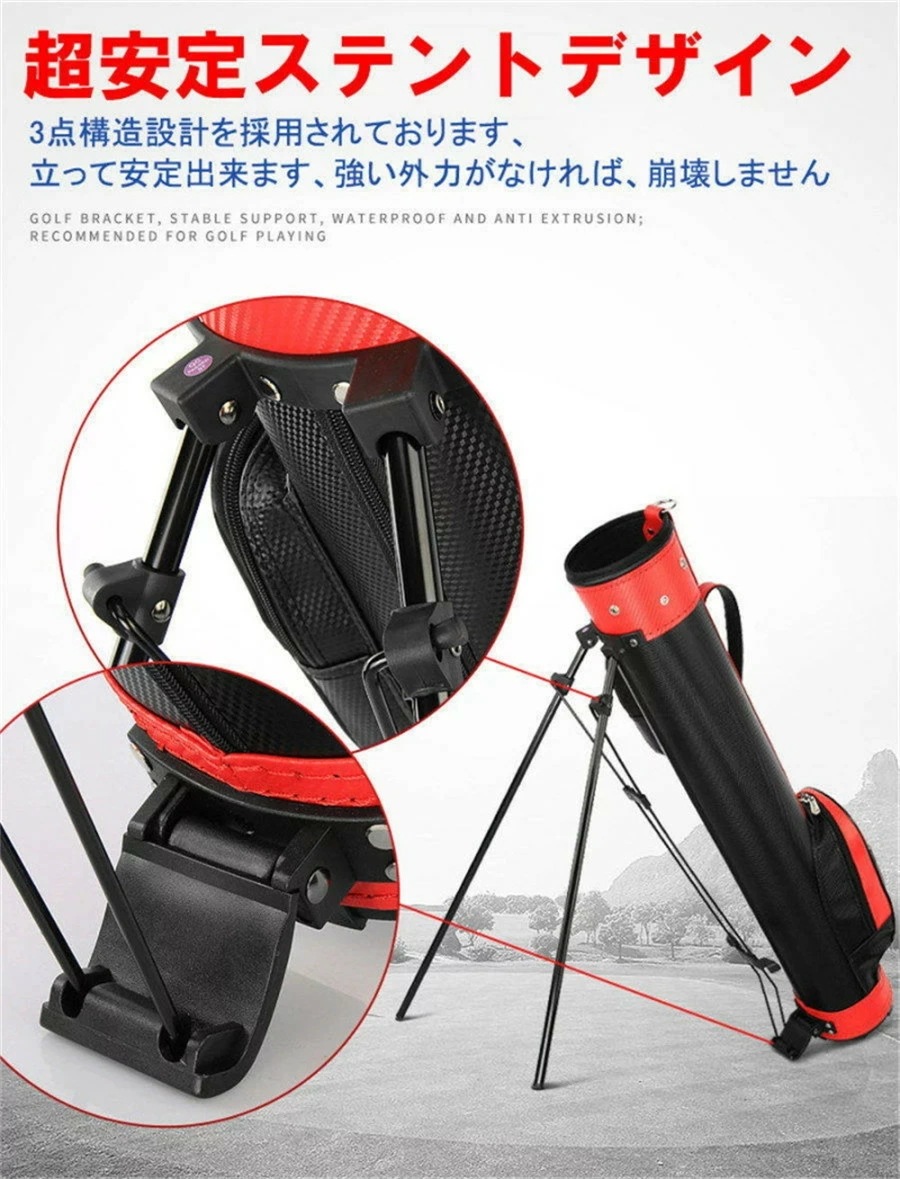 【期間特恵】ゴルフバッグ ゴルフリュック ゴルフ収納バッグ セルフスタンド ゴルフ クラブケース キャディーバッグ 超軽量 大容量収納 クラブ ケース 超軽量 低重心 安定感 最大9本入り収納可能 練