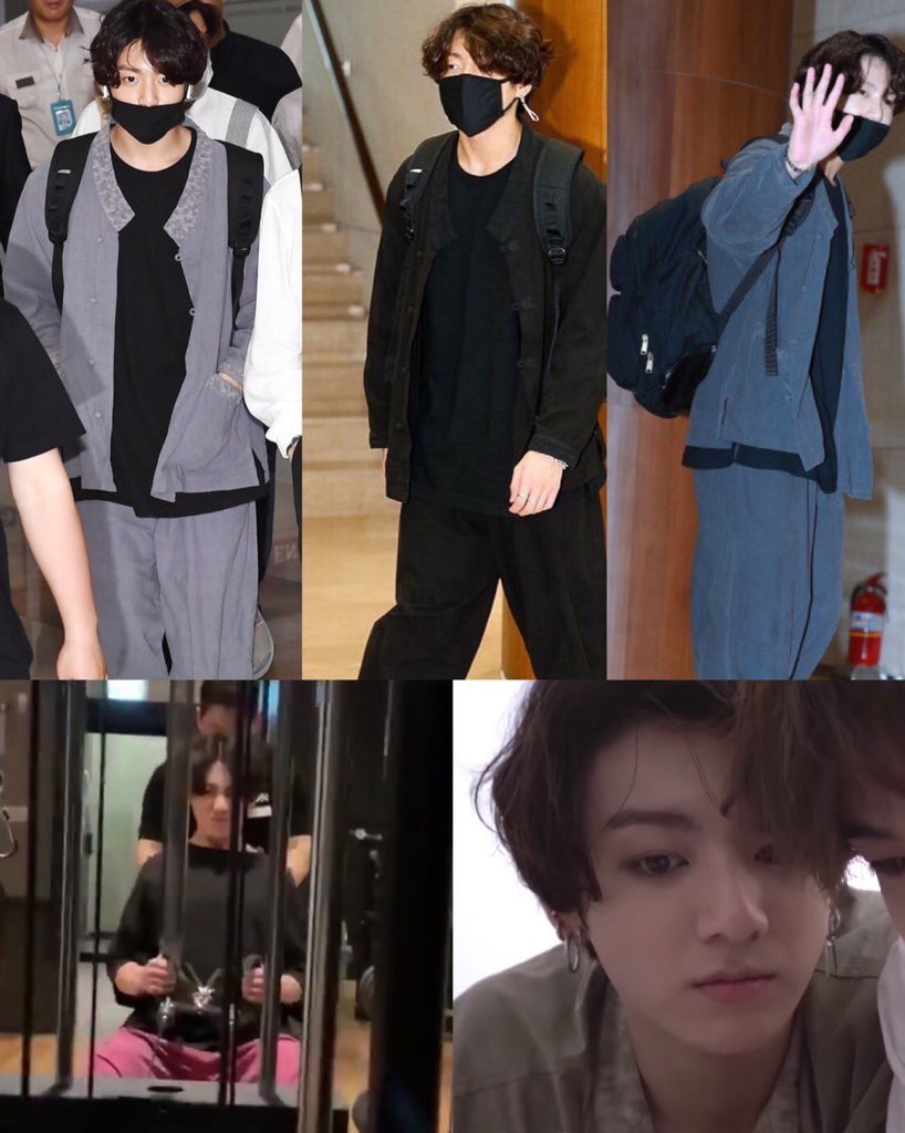 [注文制作] BTSジョングク韓服 テテ 着用 ブイネック男女共用 改良韓服 カジュアル韓服 生活韓服