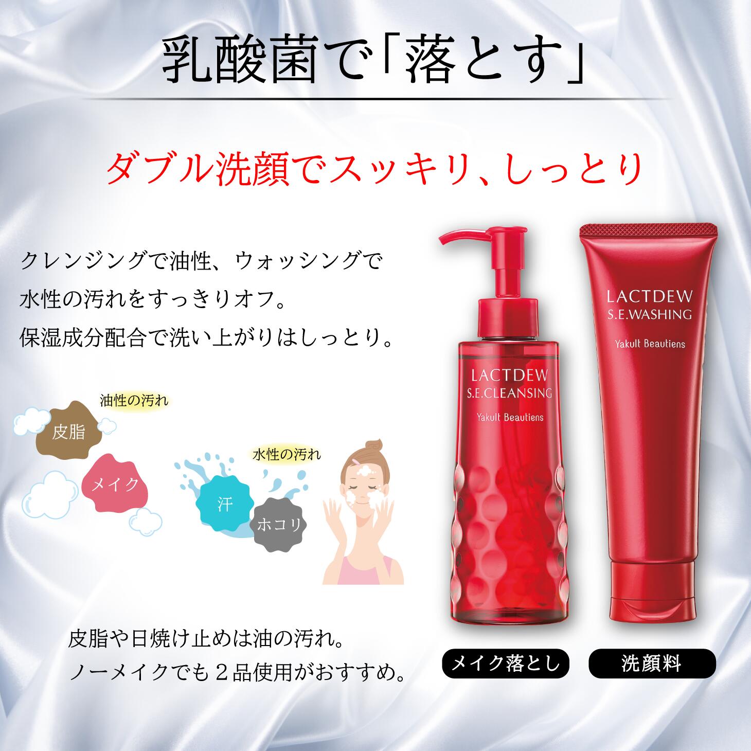Qoo10] ヤクルト化粧品 ヤクルト ラクトデュウ S．E．シリーズ