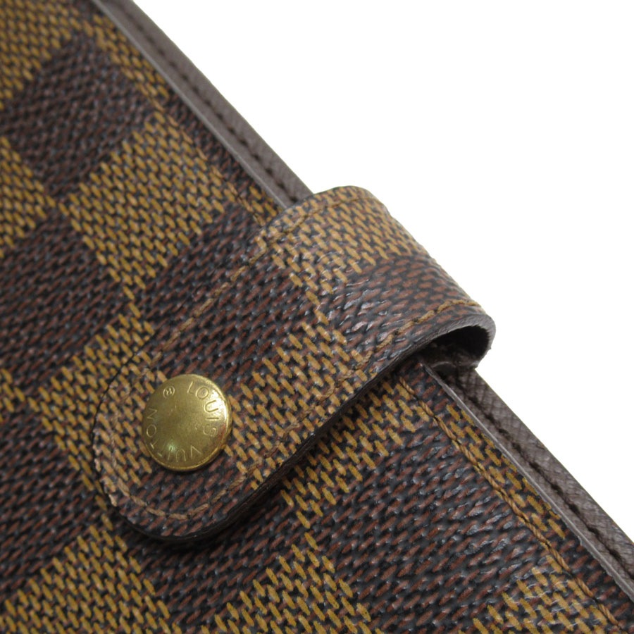 ルイ ヴィトン LOUIS VUITTON 手帳カバー ダミエ アジェンダPM ダミエキャンバス エベヌ ユニセックス t19517a ルイ ヴィトン LOUIS VUITTON 手帳カバー ダミエ アジェンダPM ダミエキャンバス エベヌ ユニセックス t19517a