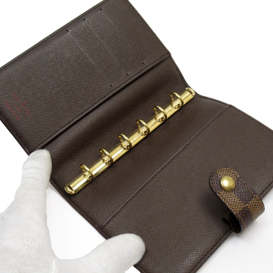 ルイ ヴィトン LOUIS VUITTON 手帳カバー ダミエ アジェンダPM ダミエキャンバス エベヌ ユニセックス t19517a ルイ ヴィトン LOUIS VUITTON 手帳カバー ダミエ アジェンダPM ダミエキャンバス エベヌ ユニセックス t19517a