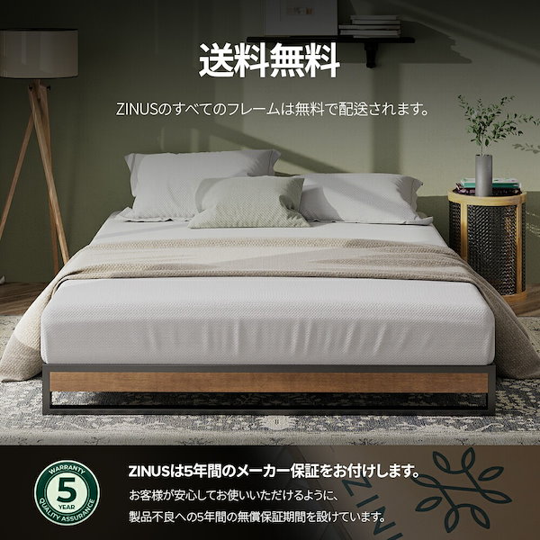 ダブルベッドフレーム スチール製 グレー パイプベッド ダブル ベッド