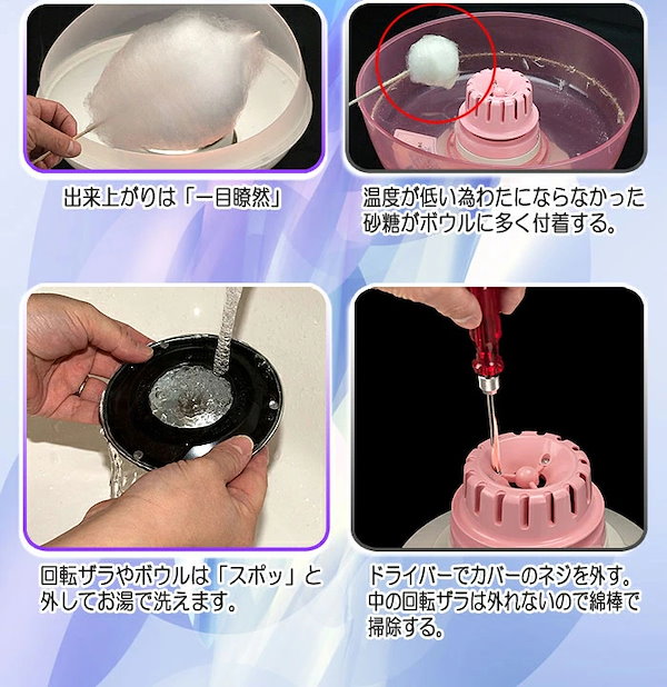 Qoo10] わたあめメーカー ファミリー ステンレス